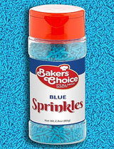 Baker’s Choice, Blue Sprinkles, Dairy-free, 2.8 oz