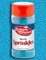 Baker’s Choice, Blue Sprinkles, Dairy-free, 2.8 oz