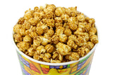 Signature Popcorn - 1-gallon Thank You! Reusable Plastic Tin - Dark Chocolate Sea-Salted Caramel Popcorn