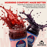 House of Webster Buttermilk Biscuit Mix Set w/Strawberry & Blueberry