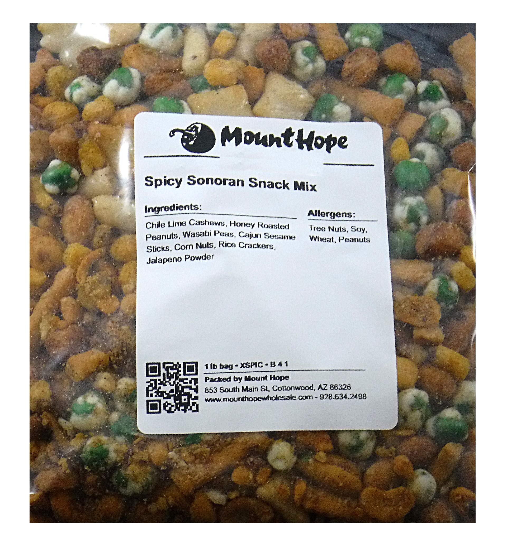 Spicy Sonoran Snack Mix - Spicy Trail Mix Bulk Spicy Snacks - Gives an Asian Wasabi mix & Tex Mex Snack Mixes & Spicy Cajun Mix Pick Up with a Hint