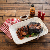 Boo and Henry's BBQ Smokin' Hot Barbecue Sauce, True Memphis Style Barbecue Sauce with Habanero and XX-Hot Cayenne, No Preservatives, Gluten-Free, 18