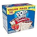 Pop-Tarts Breakfast Toaster Pastries, Frosted Strawberry Flavored, Value Pack, 29.3 oz (16 Count)