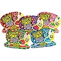 Juicy Drop Sour Candy Gummies, 16 Ct Sweet Chewy Candy w/Sour Gel in Assorted Fruity Flavors, Full Size, Fun Variety Pack For Birthday Party Favors