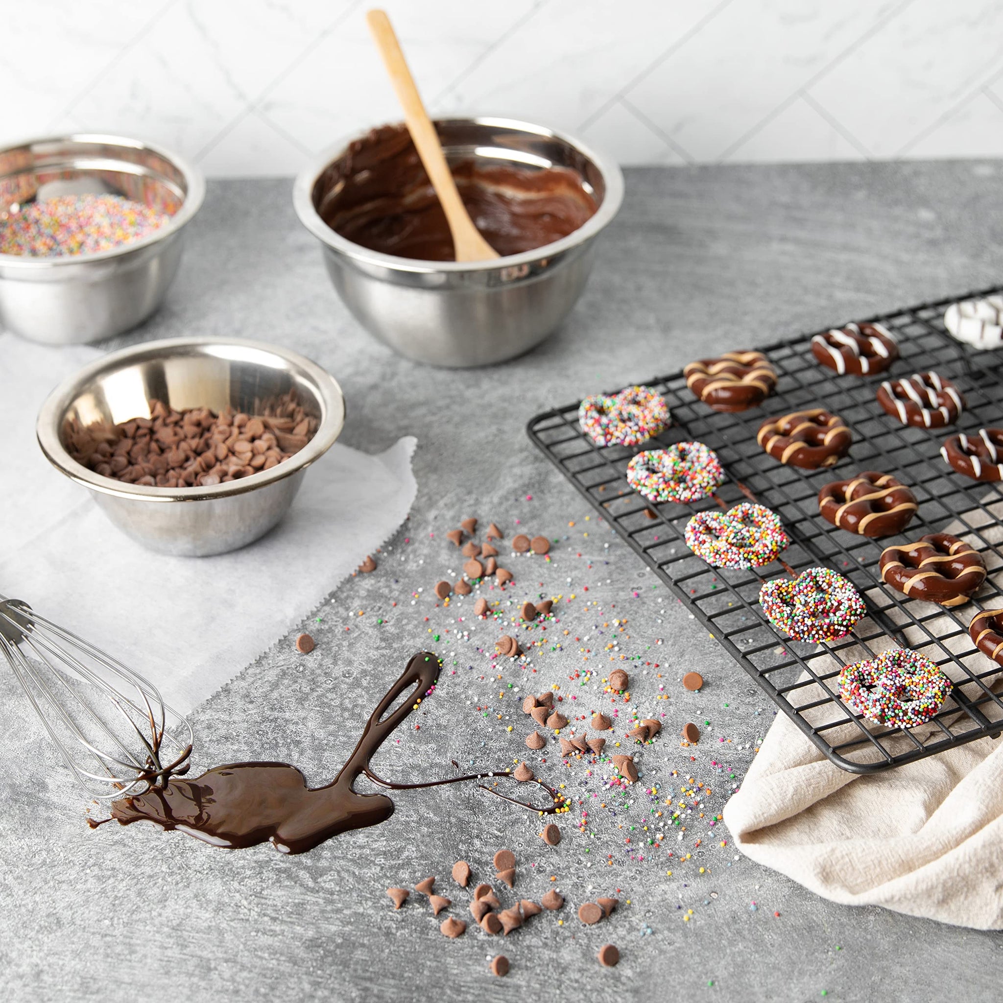 Gluten Free Palace Gift Box - Gourmet Gluten Free Father's Day Chocolate Covered Pretzels - Sweet & Salty Crunchy Treat Basket for Congratulation