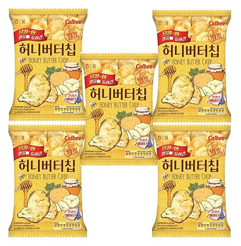 HAITAI HONEY BUTTER CHIP VARIETY SNACK BOX - ORIGINAL, FROMAGE BLANC, AND COMBO(60g,120g) BOX DEAL (Original 60g, 5)