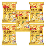 HAITAI HONEY BUTTER CHIP VARIETY SNACK BOX - ORIGINAL, FROMAGE BLANC, AND COMBO(60g,120g) BOX DEAL (Original 60g, 5)