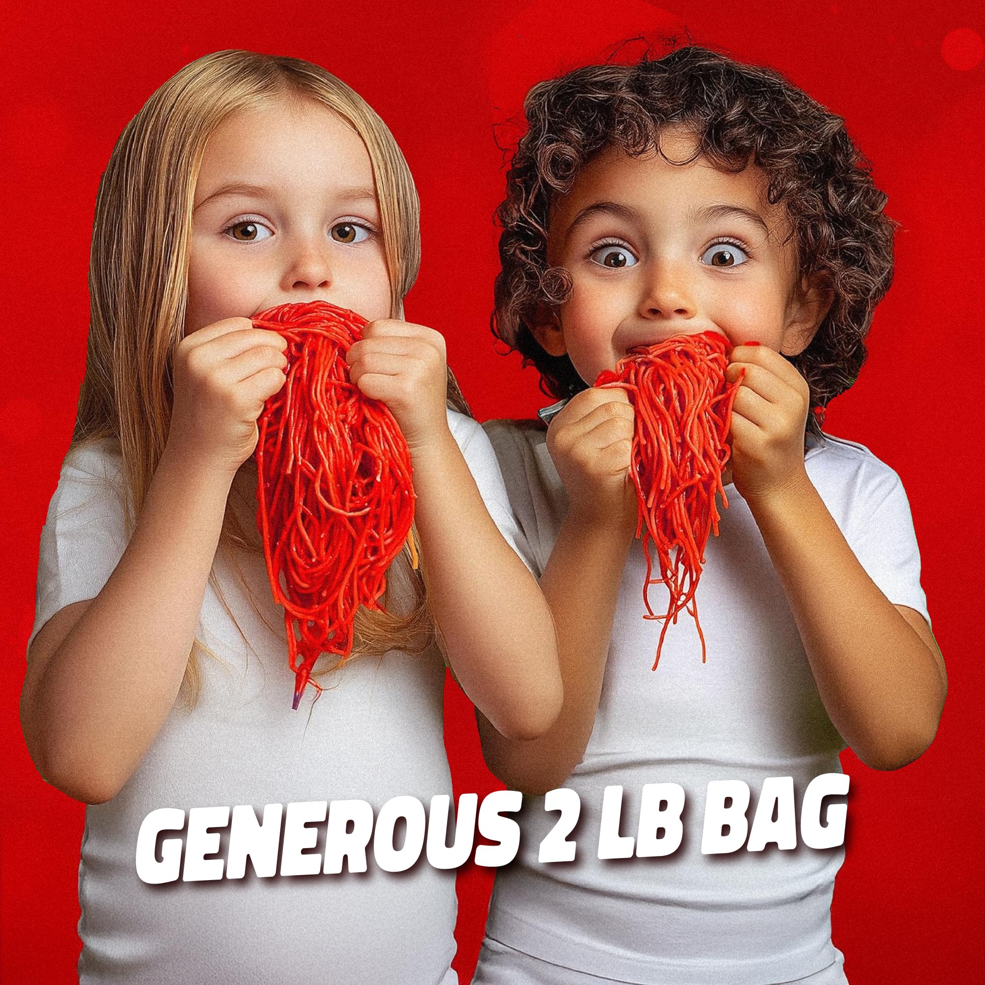 Gustaf's Strawberry Laces, 2 lbs(Pack of 3)