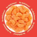 Orange Slices Jelly Candy | 1-Pound Bag | Old Fashioned Citrus Fruit Slices | Dye Free Candy | Naturally Flavored | Vegan Soft Treat for Buffets