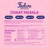 Fadwa Masala Chaat Masala Spice Mix - 4.5 oz Jar, Salt & Sugar Free, Non-Spicy Authentic Desi Spices for Pakistani & Indian Cooking, Curry, Garam