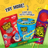 Juicy Drop Sour Candy Gummies, 16 Ct Sweet Chewy Candy w/Sour Gel in Assorted Fruity Flavors, Full Size, Fun Variety Pack For Birthday Party Favors