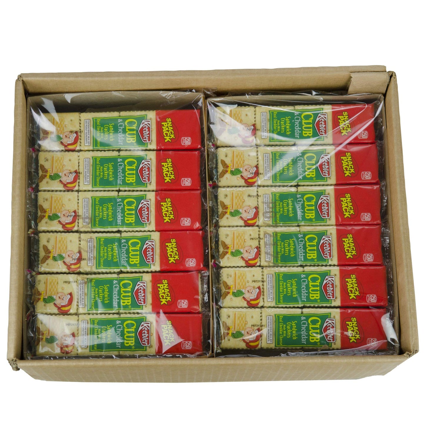 Keebler Crackers, Club and Cheddar Sandwich (Pack of 144)