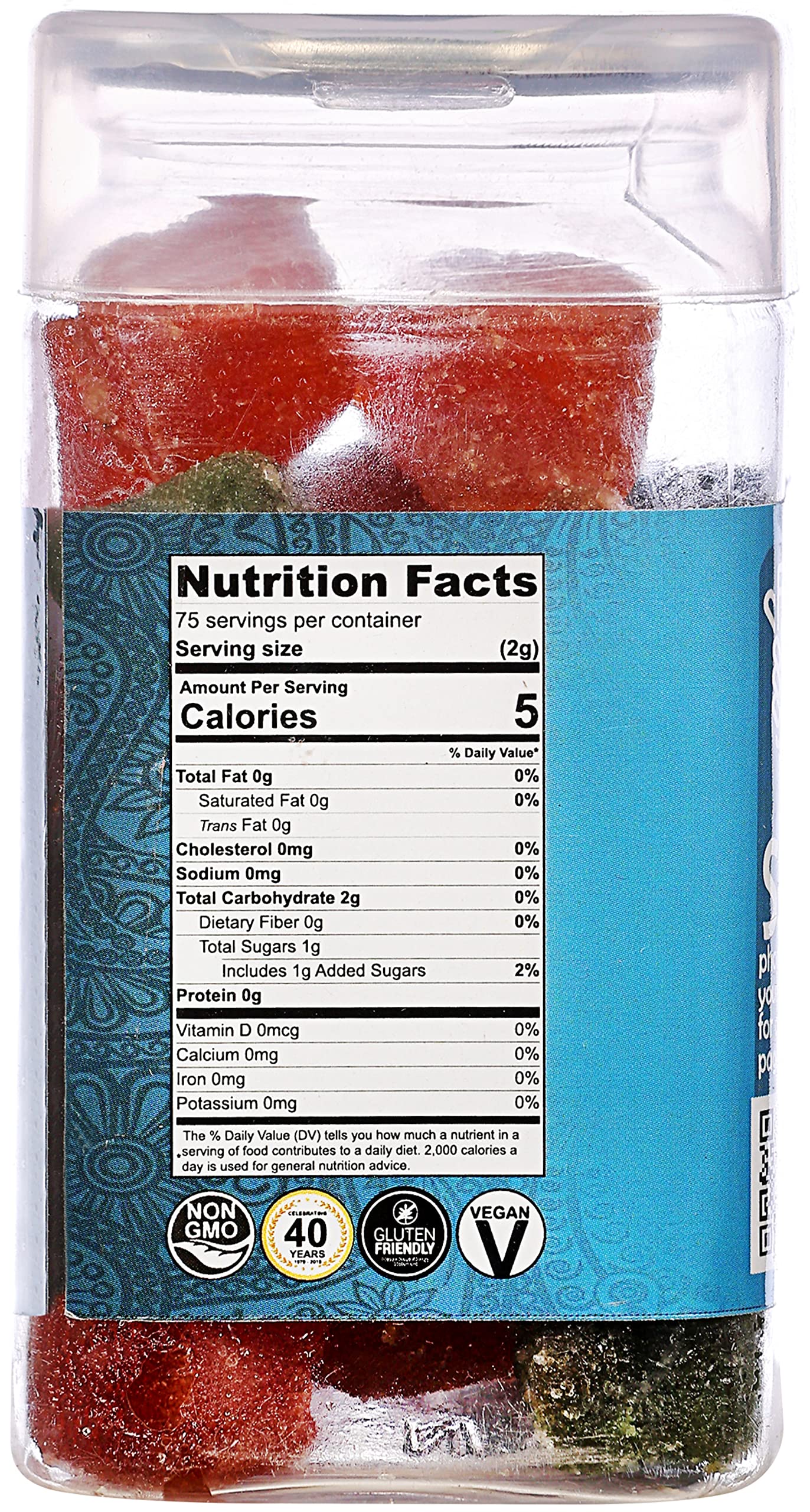 Rani Jelly Cubes 5.25oz (150g) Vacuum Sealed, Easy Open Top, Resealable Container ~ Indian Tasty Treats | Vegan | Gluten Friendly | NON-GMO | Indian