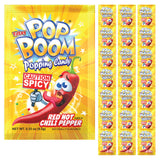 Tiltay Pop Boom - Red Hot Chili Pepper Flavor Popping Candy with display box 24 packs