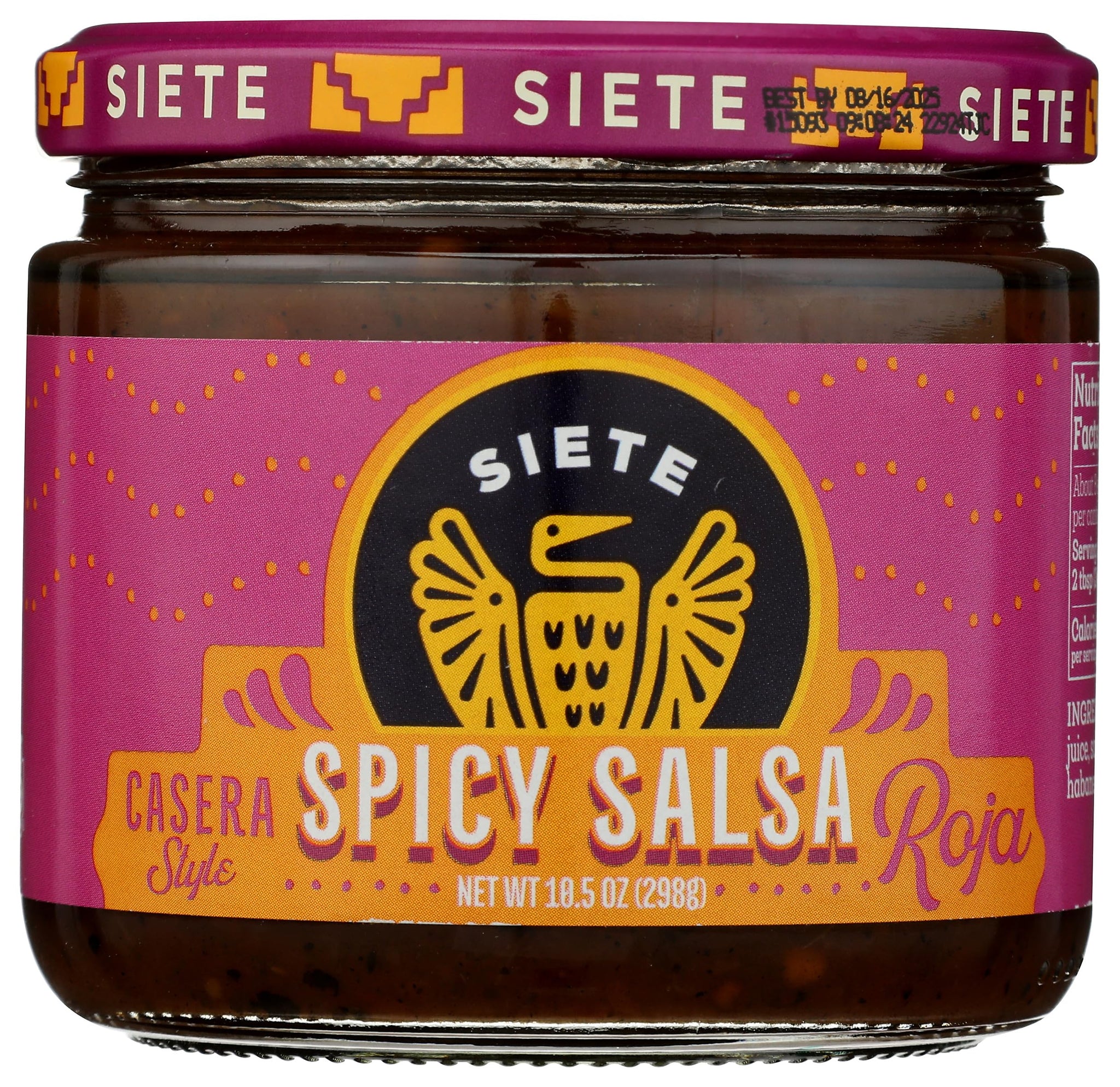 Siete Salsa Spicy Casera 10.5 OZ