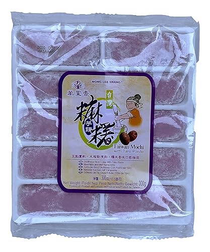 Mong Lee Shang Mochi with Taro Paste, Mochi Rice Cake, 10.5oz 10 Pieces