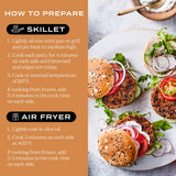 Abbot’s High-Protein Veggie Burger, Classic Smokehouse