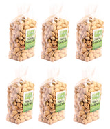 (Six) 10oz Gourmet Style Bags of Roasted Lightly Salted Californian Pistachios [60oz. / 3¾ lbs.]