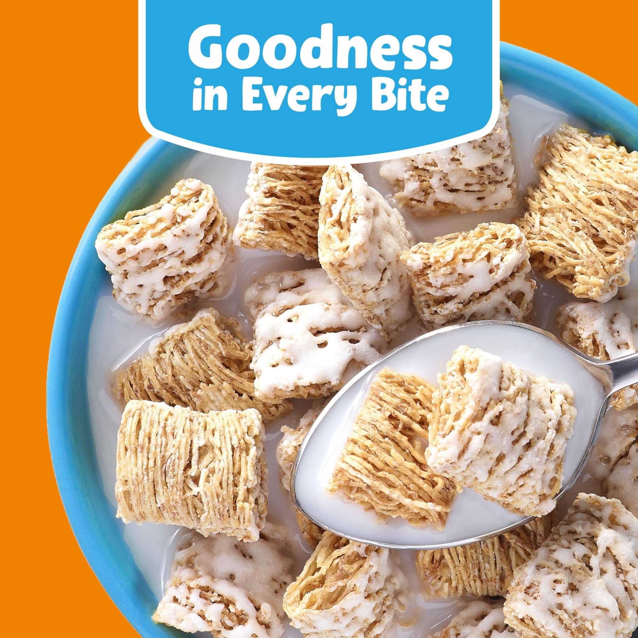 Kellogg's Frosted Mini-Wheats Little Bites Cold Breakfast Cereal, Fiber Cereal, Kids Snacks, Original (10 Boxes)