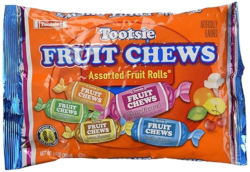 Tootsie Fruit Rolls, Assorted Fruity Flavored, 0.81 lb