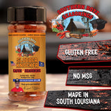 Southern Boyz Outdoors Slobber Knocker Fire Seasoning - Cajun & Creole Heat Seasoning Inspired by SBO All-Purpose - Gluten-Free, No MSG, 6.5 oz