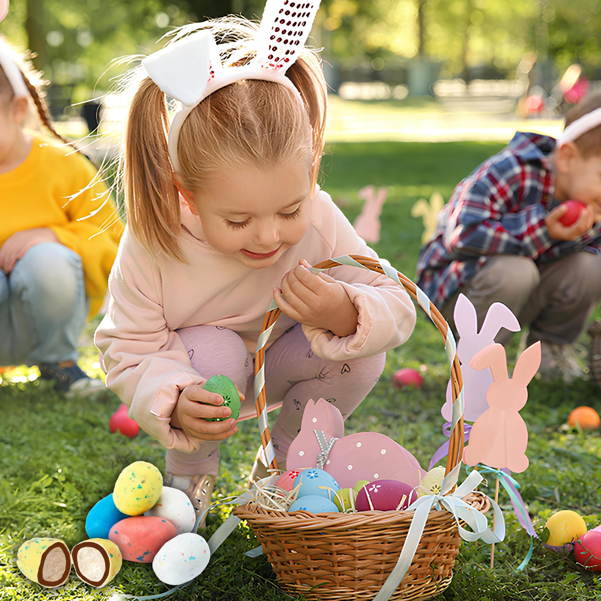 Woppers Robin Eggs Candy, Bulk 64 Count Snack Size Individually Wrapped Whoopers Milk Chocolate Malted Balls with Pastel Candy Shells, for Goodie Bags