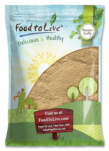 Food to Live Garlic Powder, 5 Pounds - Finely Ground & Dehydrated, Vegan, Sirtfood, Bulk Spice. Good Source of Vitamin B6, Copper, Selenium. Great as