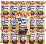 Famous Amos 2 oz., Pack of 15, Individual Bags of Famous Amos Chocolate Chip Cookies - Bulk Cookies Snacks