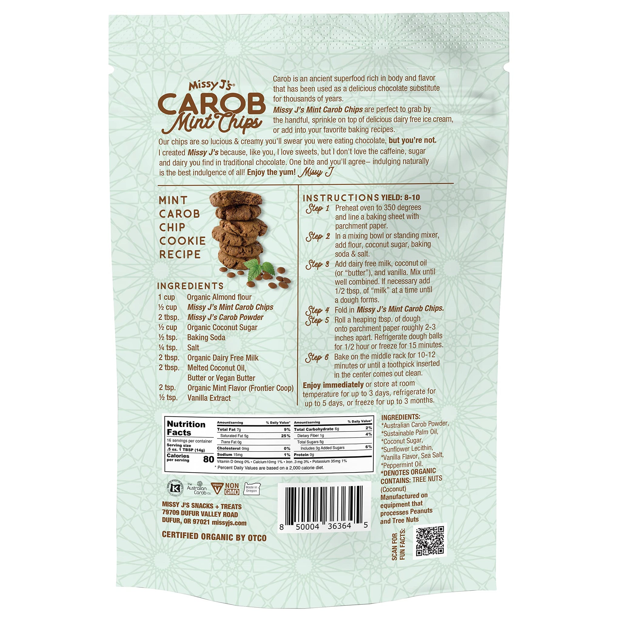 Missy J's Carob Chips Sampler pack-3 flavors, Vegan, Gluten and Caffeine Free Healthy Substitute for Chocolate, Perfect for Snacks and Treats