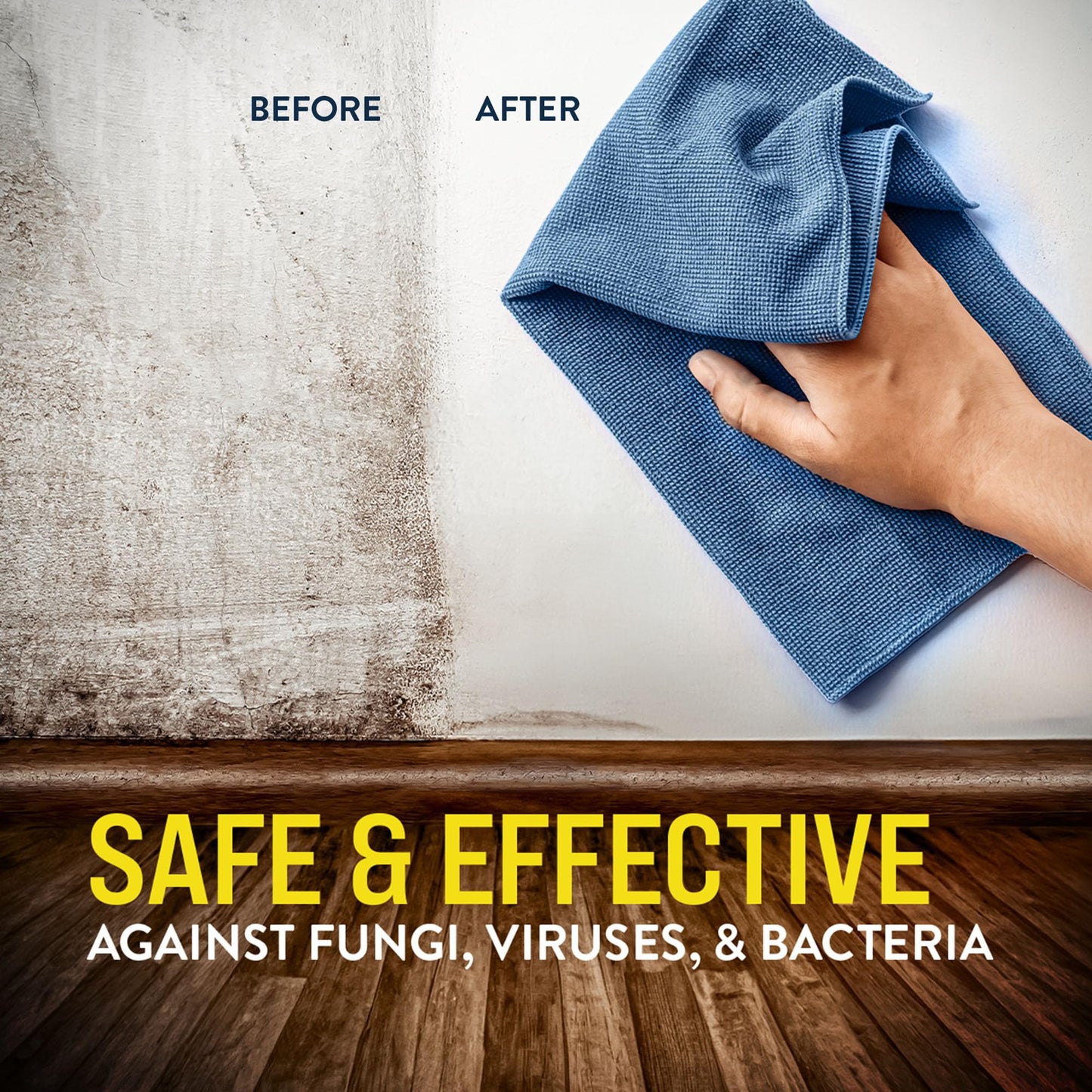 Bio Cide Laboratories BioCide 100 - Multi-Purpose Cleaner and Disinfectant Spray - Professional Grade Bacteria, Virus Mildew, and Fungi Remover