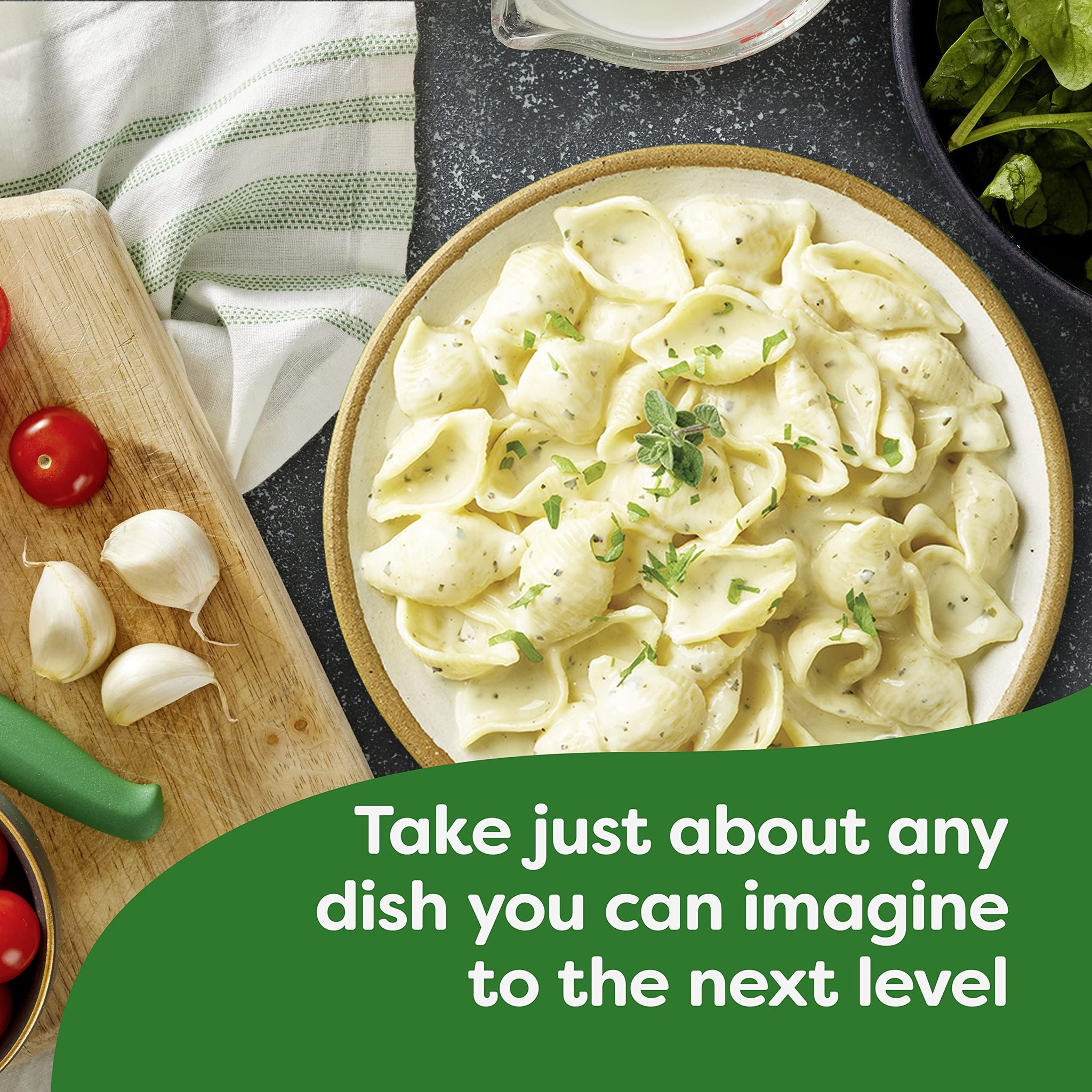 Knorr Sauce Mix Creamy Pasta Sauce For Simple Meals and Sides Garlic & Herb No Artificial Flavors, No Added MSG 1.6 oz, Pack of 24