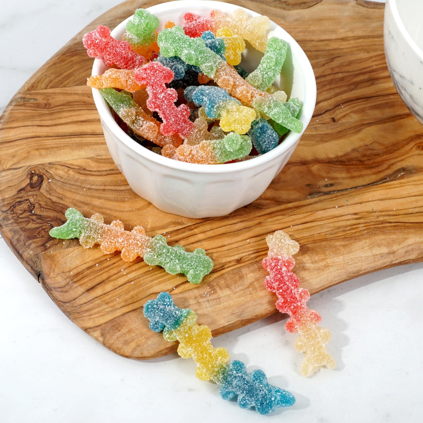 Halloween Sour Gummy Centipedes, 2 Pound Bulk Bag, Blue Raspberry Flavored, Trick-Or-Treat Party Bag Fillers, Halloween Gummies