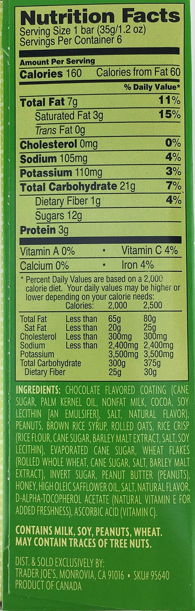 Trader Joe's Granola Bar Variety Pack (4 Flavors)