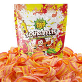 Sour Belts | Dye Free Candy | 8-Ounce Pack | Sour Gummy Candy with Strawberry-Banana Flavor | Fruity Belts for Snacking, Gifting and Decorating
