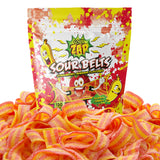Sour Belts | Dye Free Candy | 8-Ounce Pack | Sour Gummy Candy with Strawberry-Banana Flavor | Fruity Belts for Snacking, Gifting and Decorating