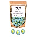 CandyOut Chocolate Earth Balls 2 Pound - Foil Wrapped Chocolate Candy in Sealed Bag