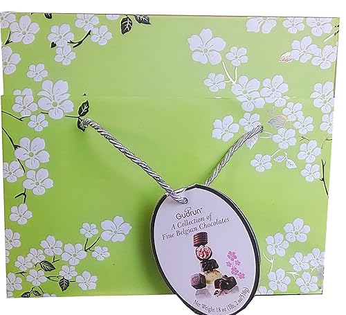 Gudrun Easter Spring Fine Collection of Belgian Chocolates in Gift Box, 36 Pieces, 18-ounces (Packaging Color Varies - Pastels)