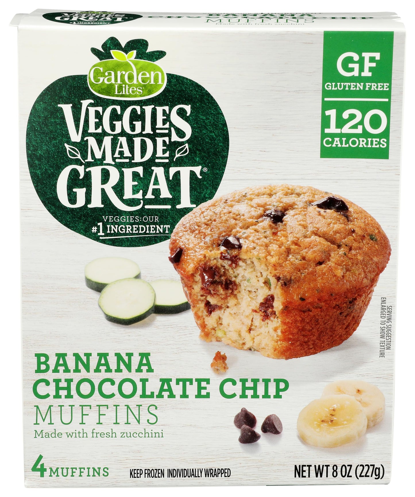 DUTCH MASTER Garden Lites Muffin Vegi Zucchini Banana, 8 oz