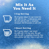 Swiss Miss Nonfat Dry Milk, Fortified with Vitamins A & D, Hot Cocoa Bar Supplies, 12.98 oz. Canister