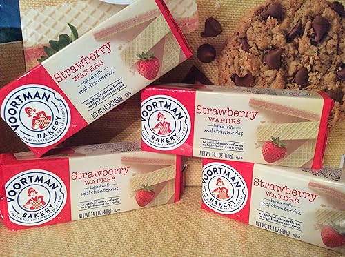 Strawberry wafers (4) pack