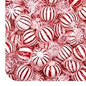 Jumbo Mint Balls - 2 Pound Bulk Pack - 90 Count - Peppermint Hard Candy Individually Wrapped - Classic Peppermint Candy for Jars, Gifting, and Holiday