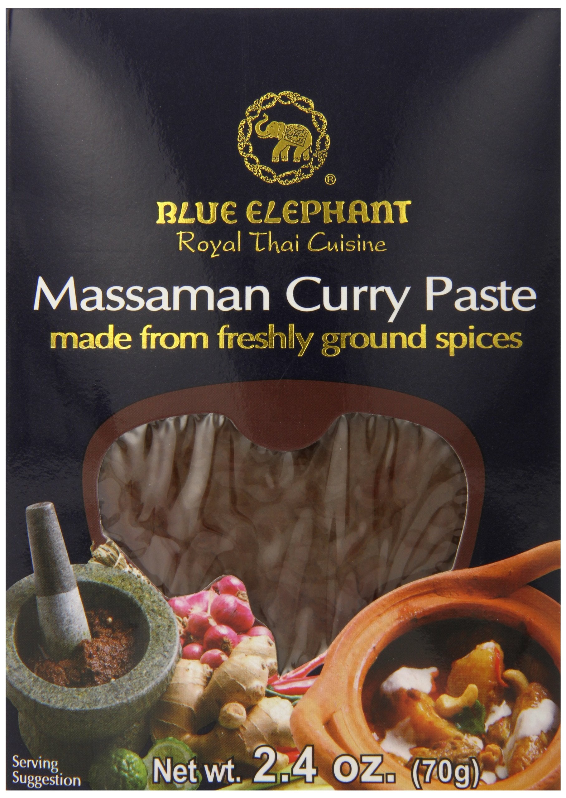 Blue Elephant Royal Thai Cuisine Curry Paste, Massaman, 2.46 Ounce