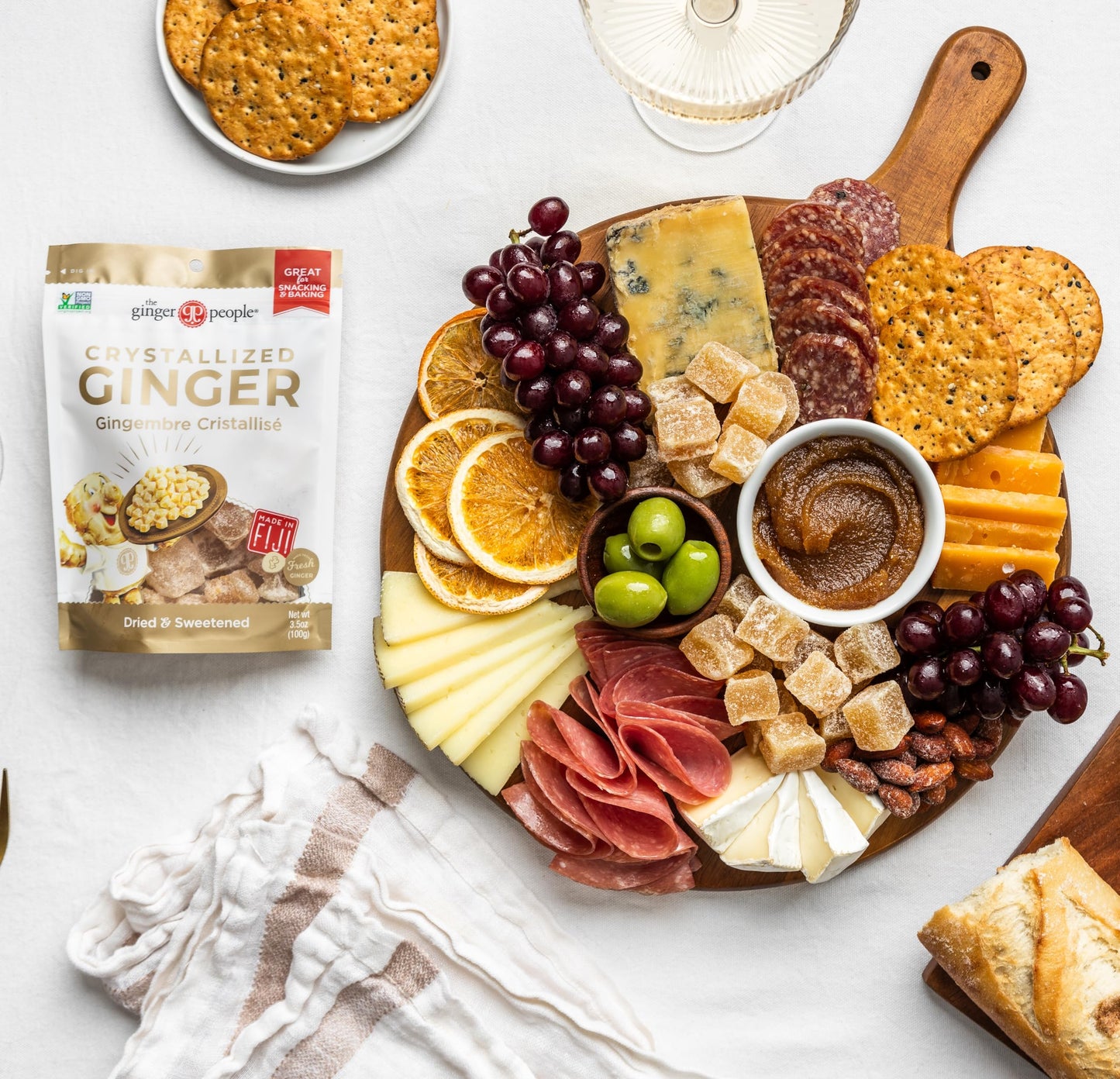 Ginger People Crystallized Ginger Candy, 3.5 Ounce