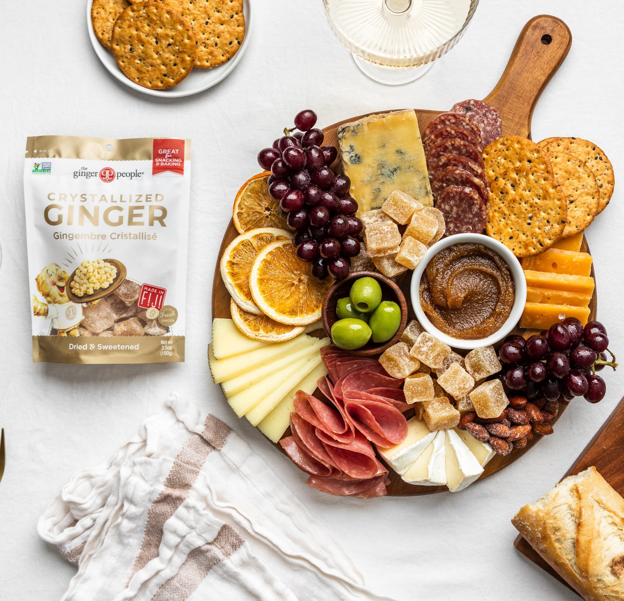 Ginger People Crystallized Ginger Candy, 3.5 Ounce