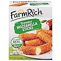 Farm Rich Breaded Mozzarella Cheese Sticks - Delicious Frozen 22 oz Party Appetizer & Snack, Made with 100% Real Mozzarella