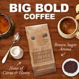 Vermont Coffee Company, Light Roast Organic Ground Coffee, 12oz., Made in the USA