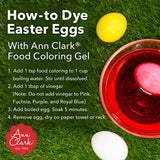 Ann Clark Gel Food Coloring Made in USA .7 oz, 6 Colors