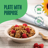 Paper Bowls, 100% Compostable Disposable Soup Bowl [125-Pack] - PFAS-Free - BPI Certified - [16 oz] Heavy Duty, Eco-Friendly, Biodegradable Bagasse