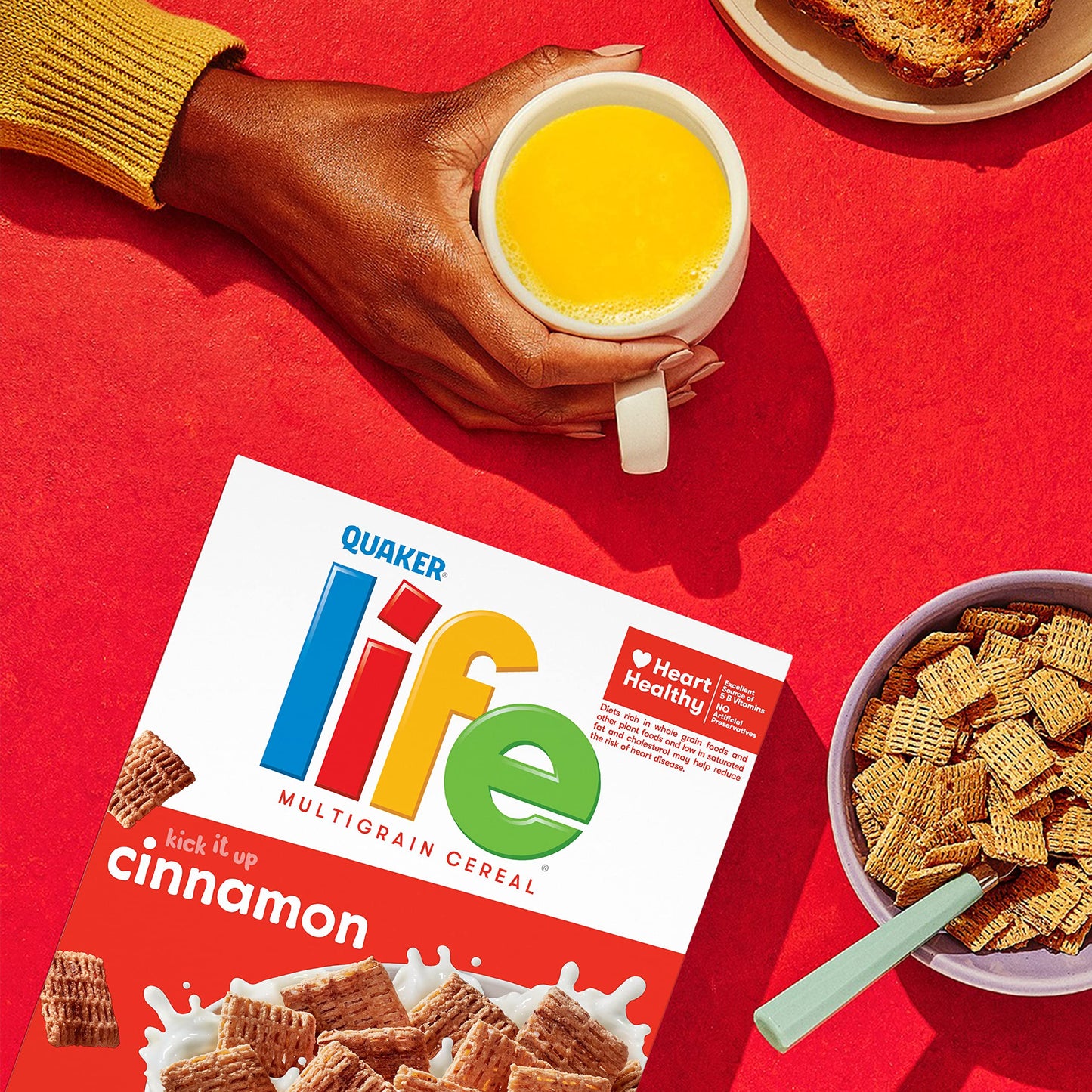 Quaker Life Breakfast Cereal, Chocolate Flavor and Cinnamon Variety Pack, 39.1 oz Boxes (3 Pack) (Packaging Graphics May Vary)