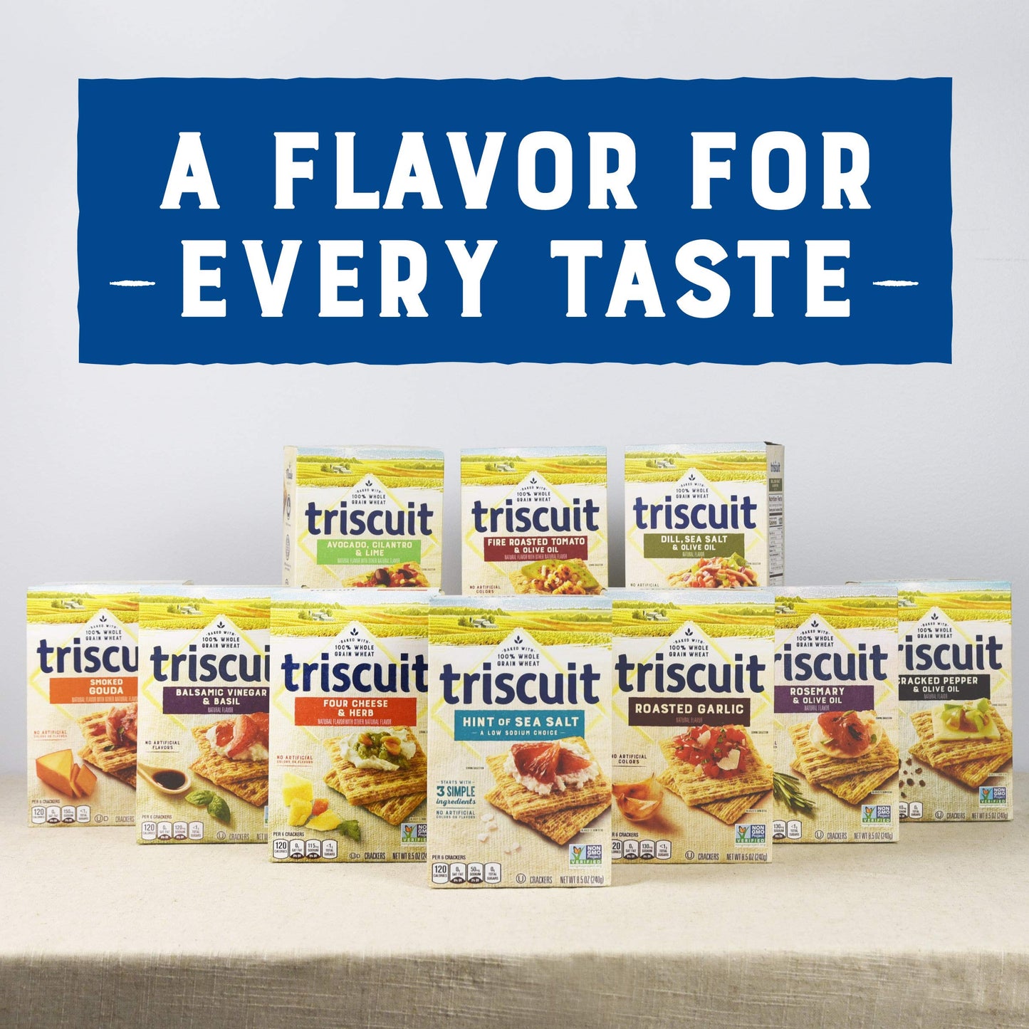 TRISCUIT Thin Crisps Crackers, Parmesan Garlic Flavor, 1 Box (7.1 oz..)